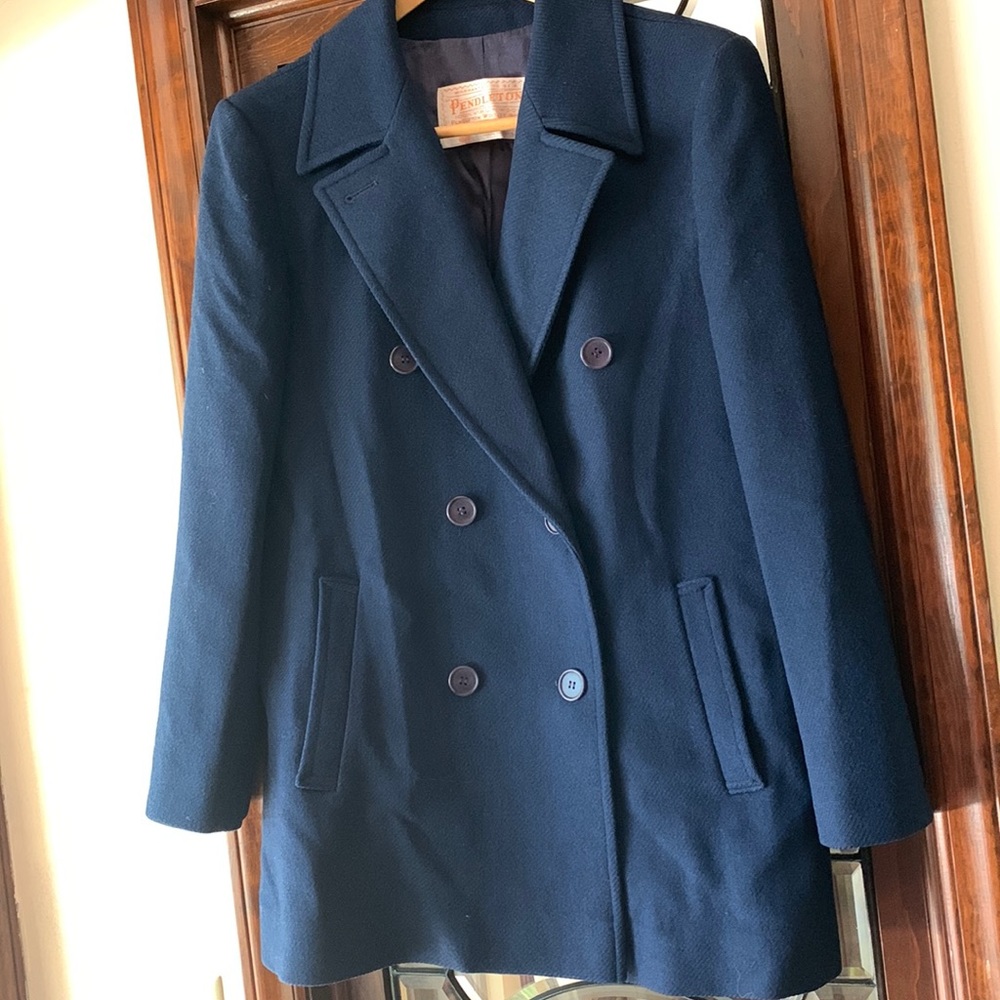 Vintage women’s Pendleton pea coat